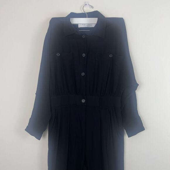 IRO mimolo black jumpsuit long sleeve size 36 or 4 - Picture 4 of 8